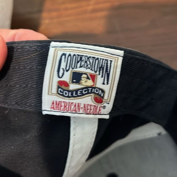 Vintage Boston Red Sox Corduroy Bill retro Sewn Socks Cooperstown baseball cap - Picture 6 of 8